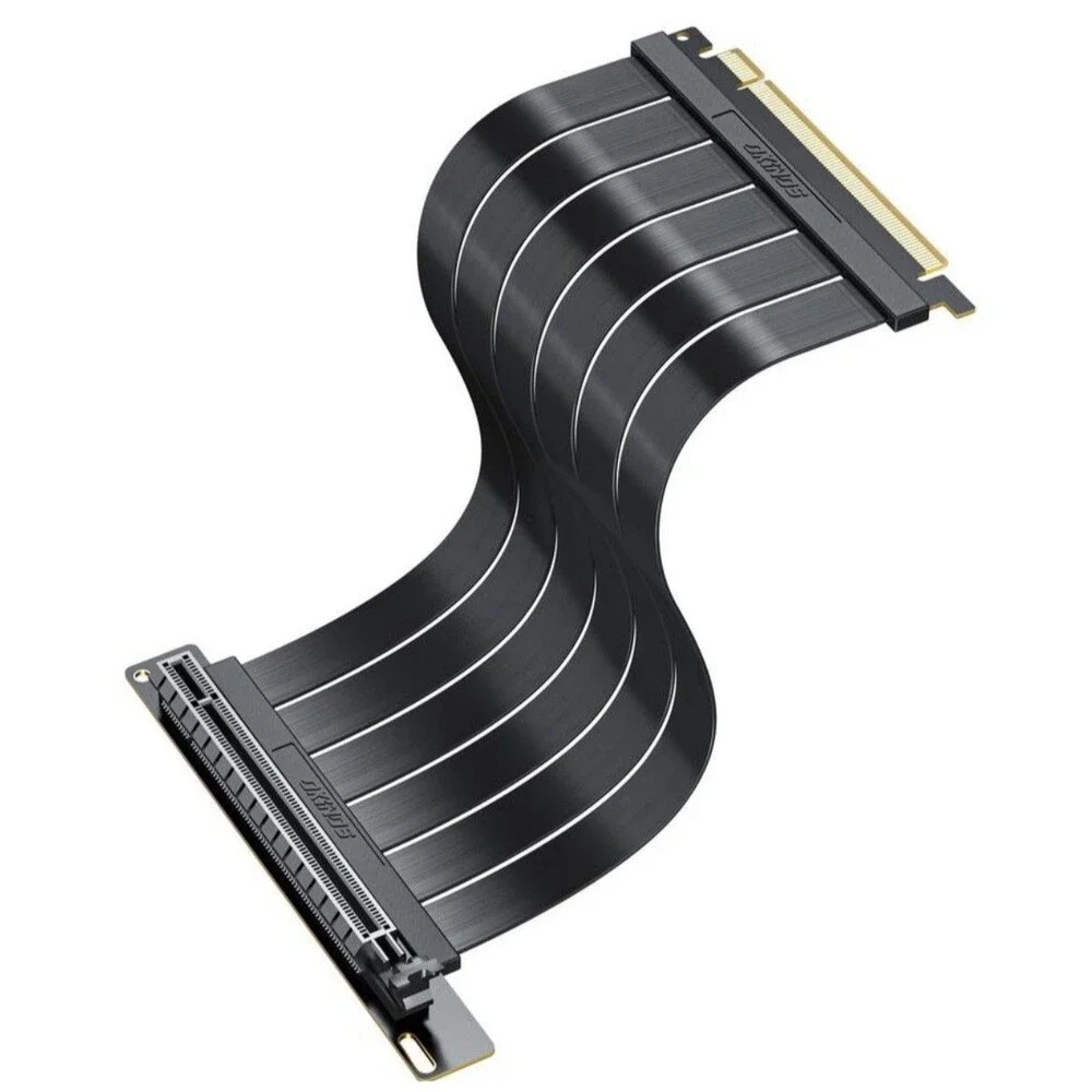 PCI-E 4.0 Riser Cable, Compatible with RTX4090, RTX4080, RX7900XTX, PCIe 4.0x 16